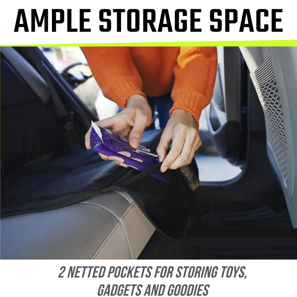Sunferno car seat protector foam padding adds comfort on long trips