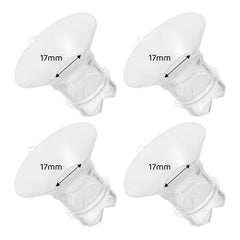 Suniceme 17mm flange inserts for a snug fit on 24mm shields.