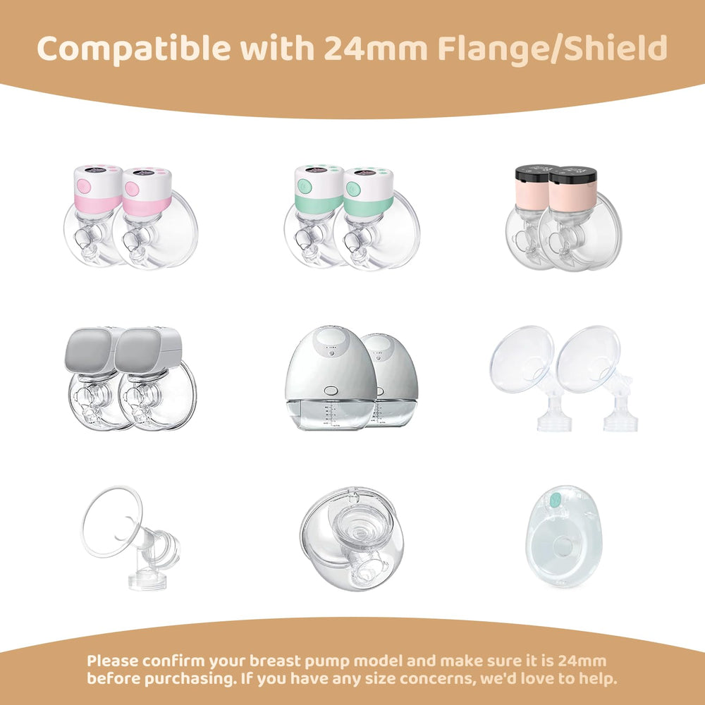 BPA-free silicone from Suniceme for safe, reusable pumping.
