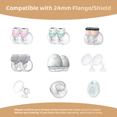 Suniceme inserts compatible with Momcozy, Medela, Spectra and more for flexible use.