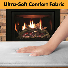 SUNICO soft flannel closeup reveals plush surface and durable memory foam cushioning