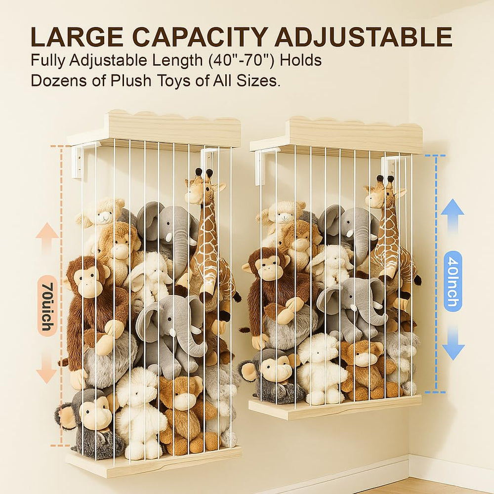 Sunifier premium wooden construction ensures durable, long-lasting toy storage in bedrooms and playrooms.