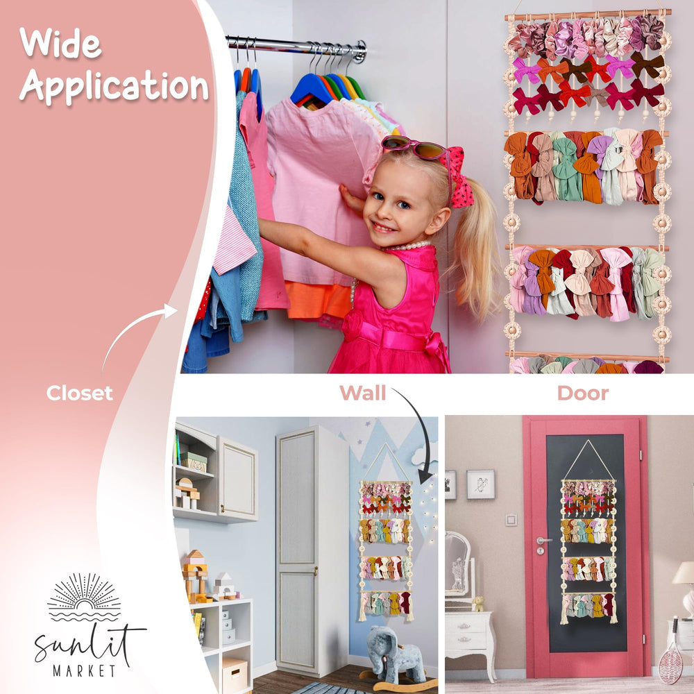Sunlit Market gift-ready bow organizer—perfect baby shower gift.