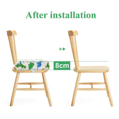 SUNMALL booster with adjustable straps secures chairs and prevents slipping during meals.