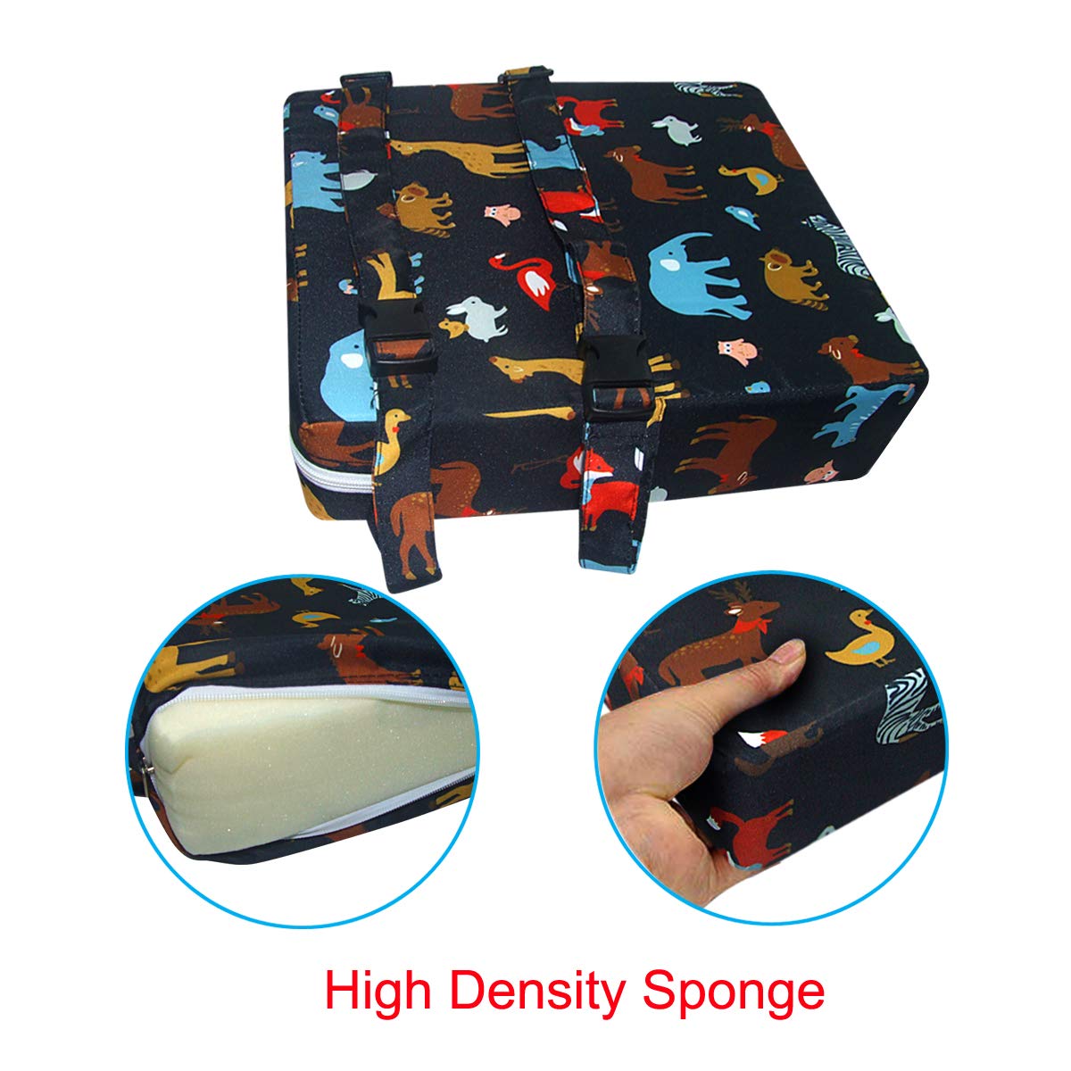 SUNMALL washable cover pad shows easy cleaning after meals