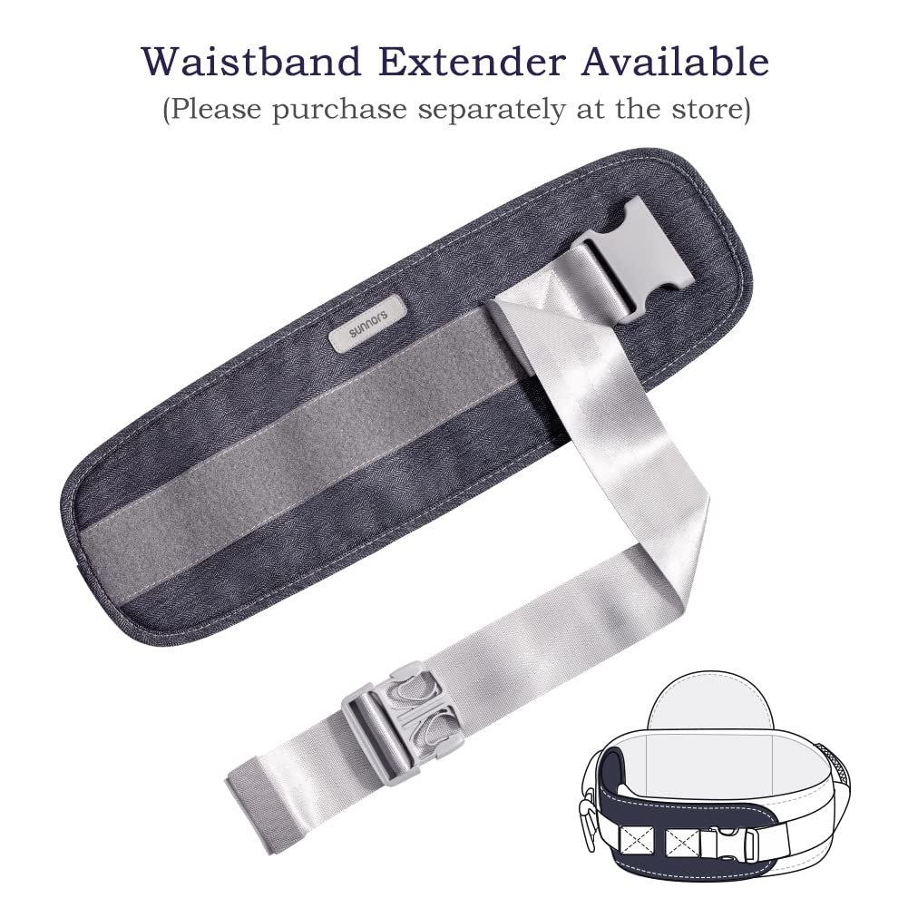 Sunnors carrier is easy to put on and allows one-handed use.