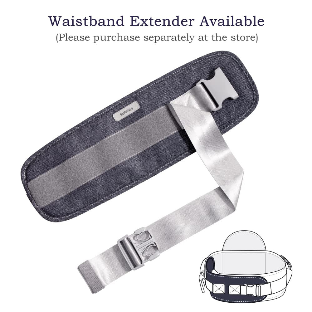 Sunnors carrier is easy to put on and allows one-handed use.