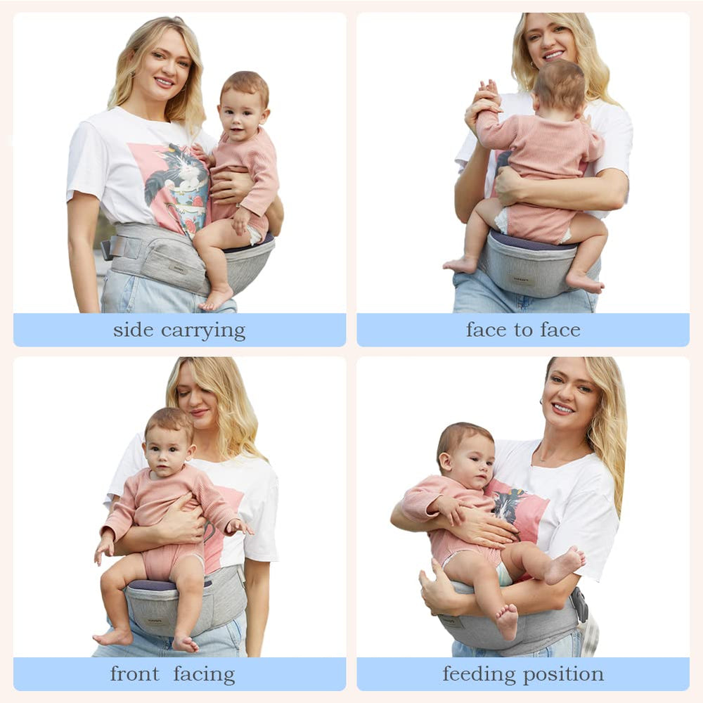 Sunnors carrier offers front-facing and face-to-face carrying options.