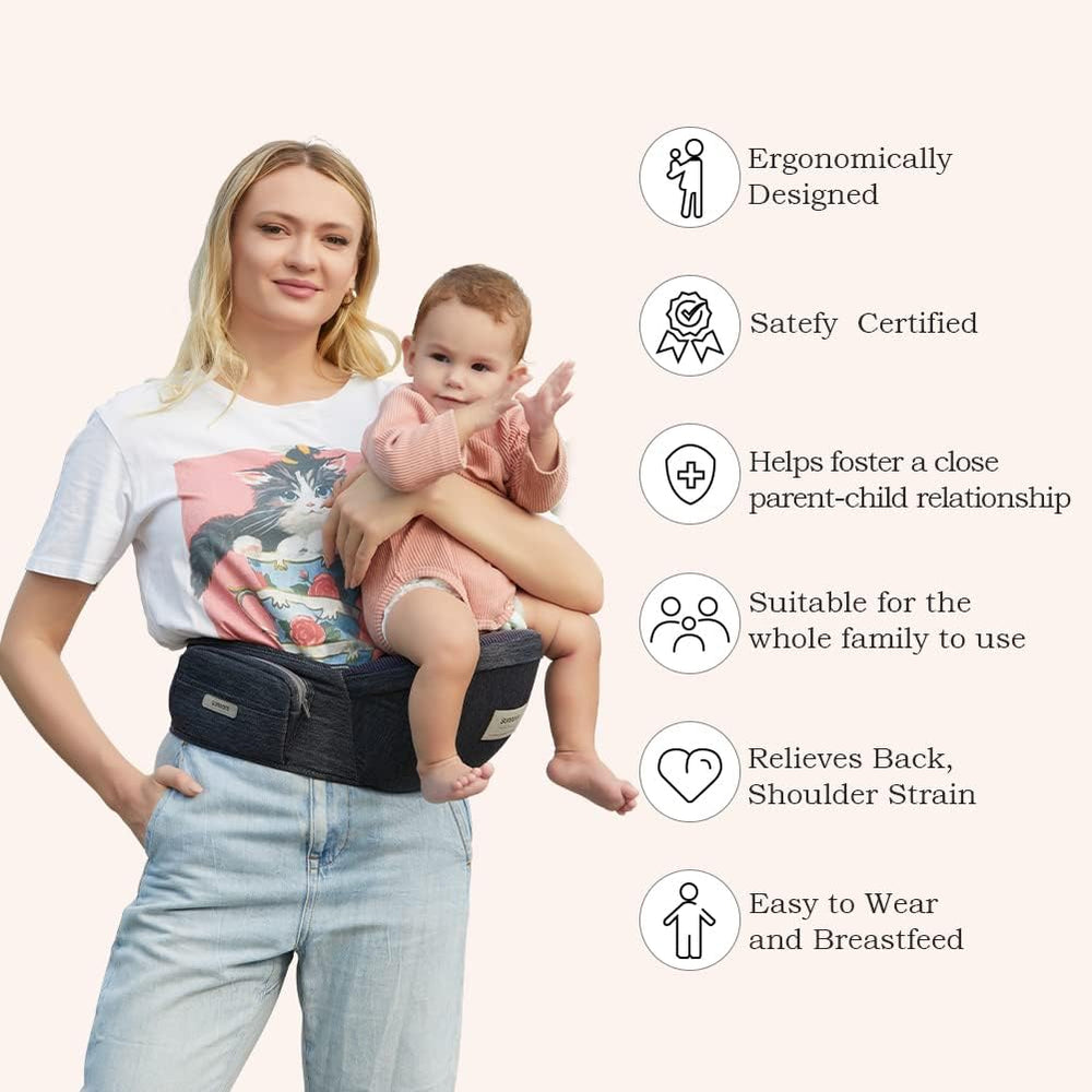 Sunnors hip carrier pocket detail features a built-in side pocket for essentials.