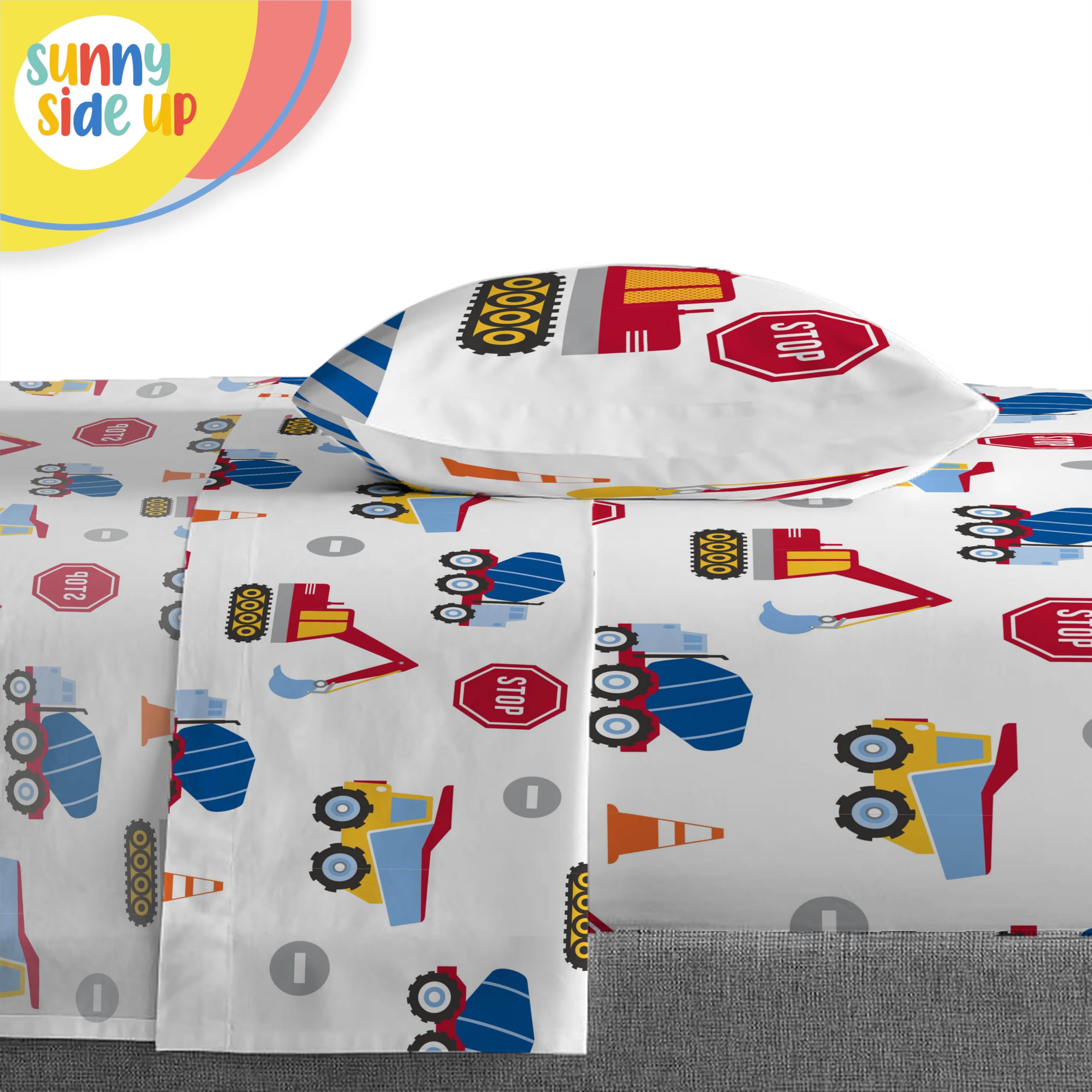 Sunny Side Up microfiber closeup fabric—ultra-soft feel boosts cozy naps.