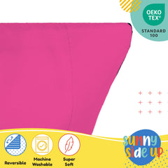 Sunny Side Up Minnie Mouse graphics promote cheerful bedtime routines and imaginative play