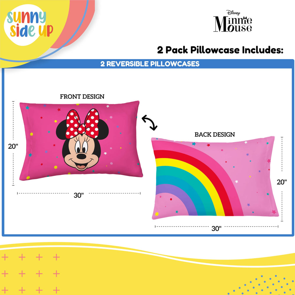 Sunny Side Up pillowcase closeup texture emphasizes breathable microfiber and gentle softness for kids
