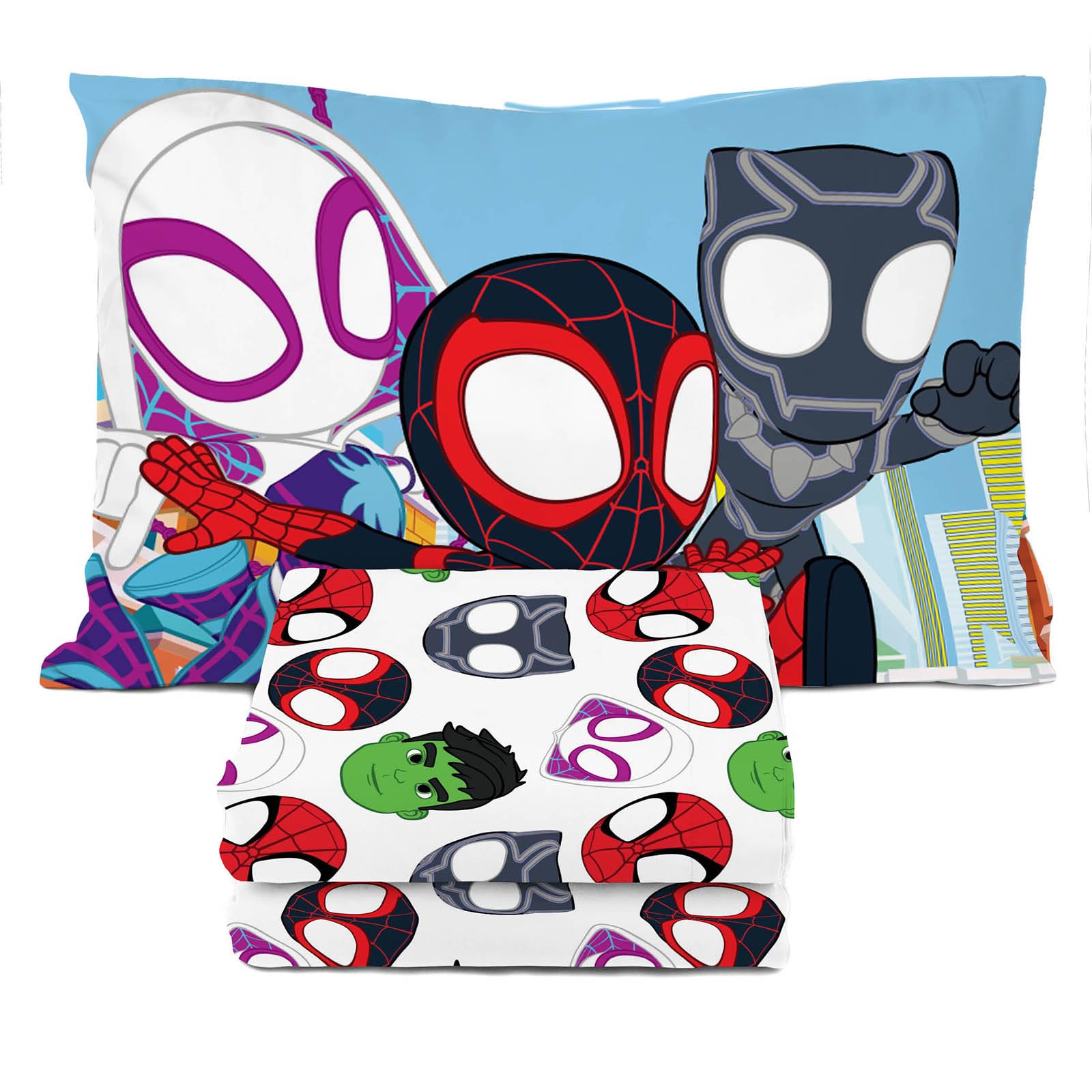 Sunny Side Up Spidey packaging image, gift-ready for birthdays and easy gifting