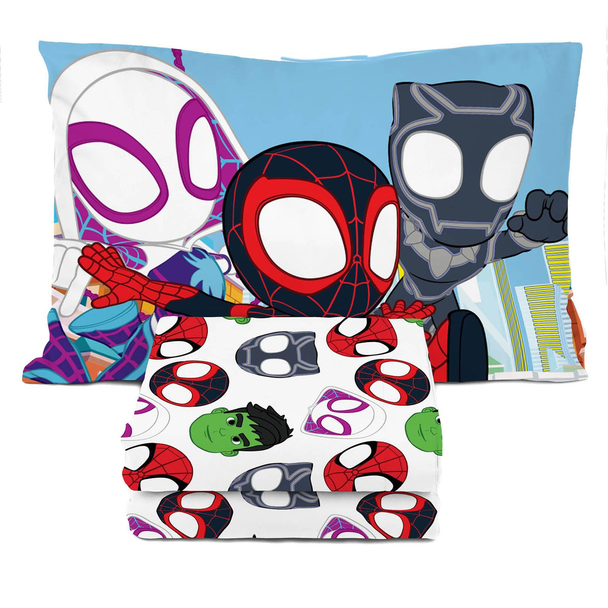 Sunny Side Up Spidey packaging image, gift-ready for birthdays and easy gifting