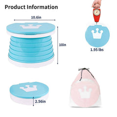 SunnySmile foldable potty seat compact fold emphasizes easy portability