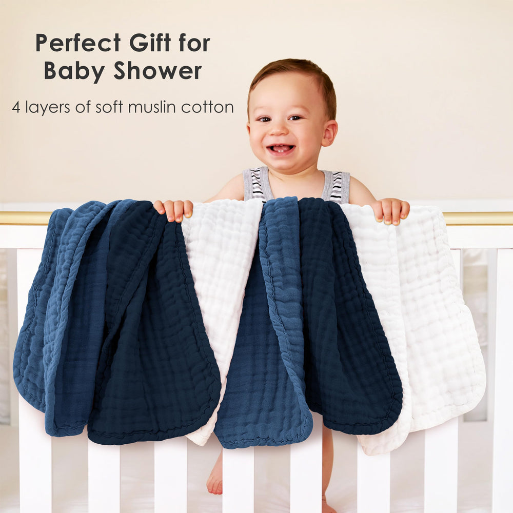 Sunny zzzZZ muslin burp cloths absorbent design catches spit-ups with gentle touch