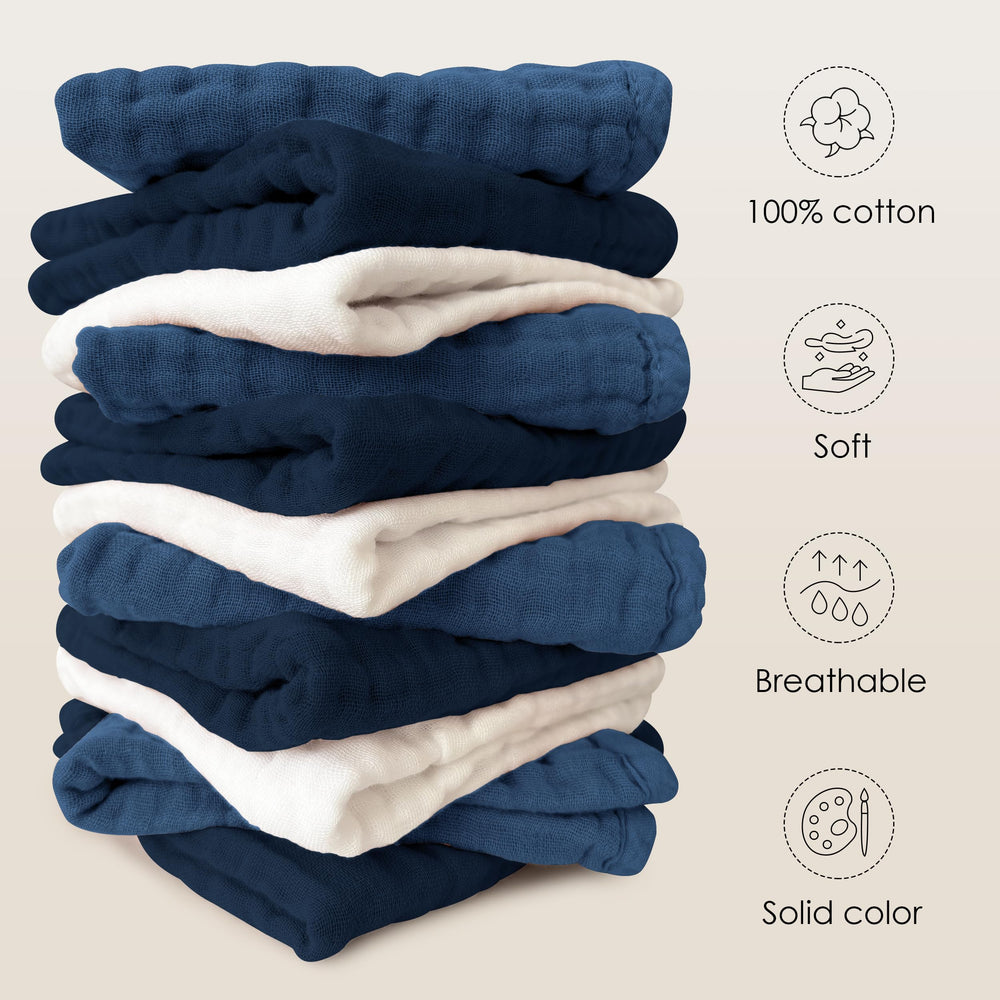 Sunny zzzZZ durable washcloth close-up highlights long-lasting softness after multiple washes.