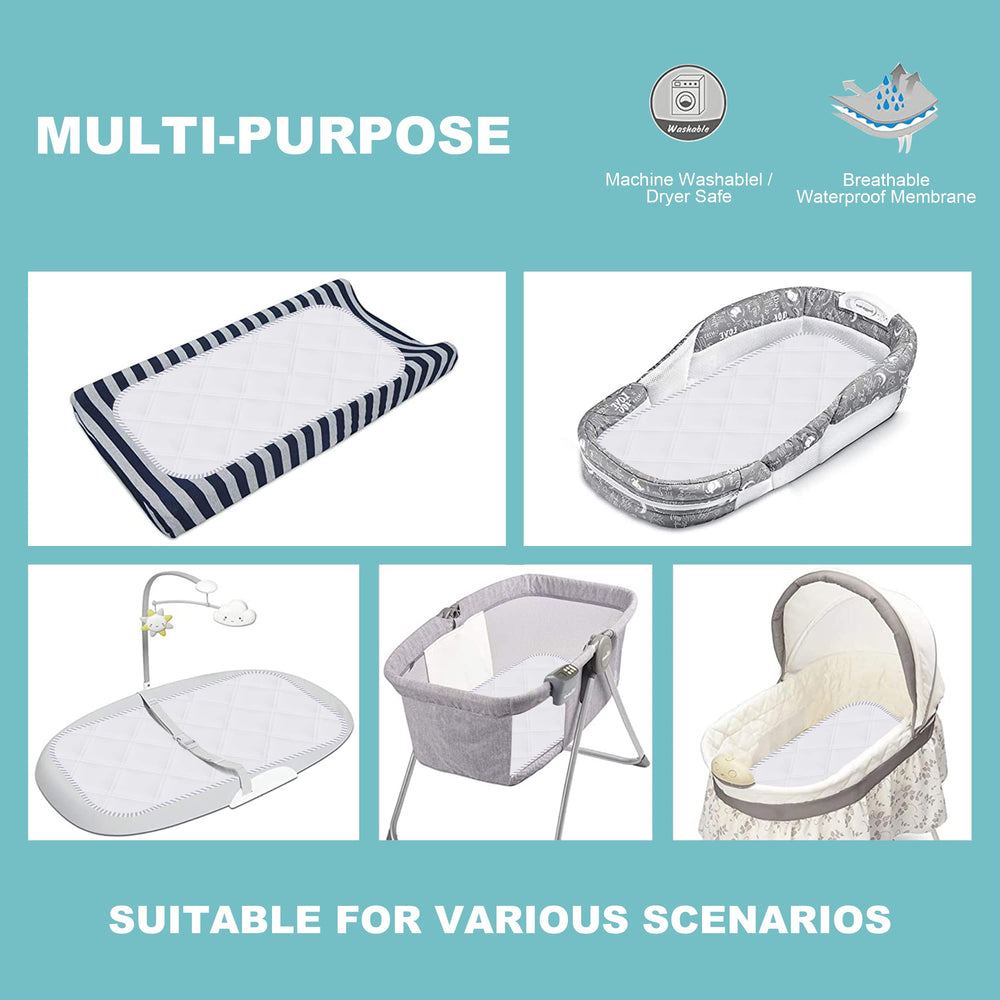 Sunny zzzZZ machine-washable liner cleans easily for busy parents.