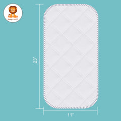Sunny zzzZZ quilted-top liner adds a soft, cushioned surface for baby comfort.