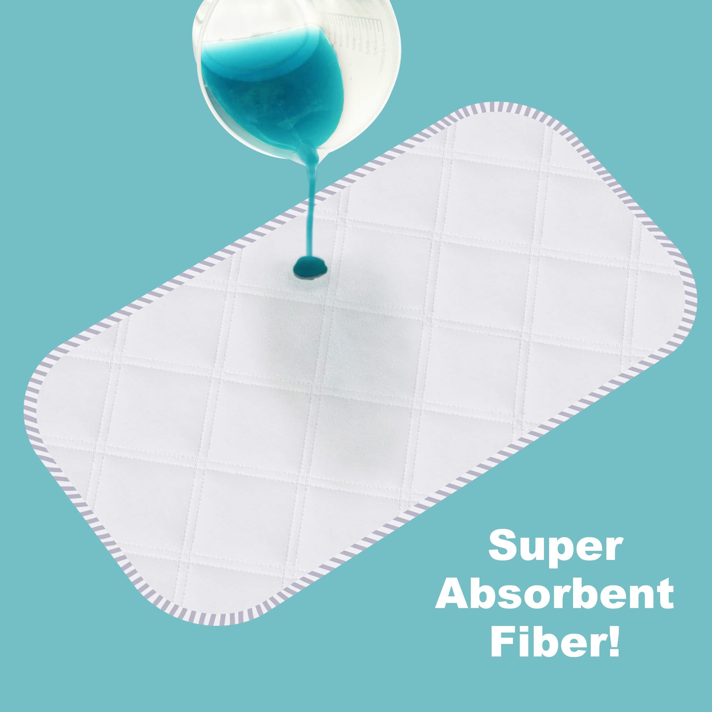 Sunny zzzZZ white-23x11 liner fits most changing tables and play areas.