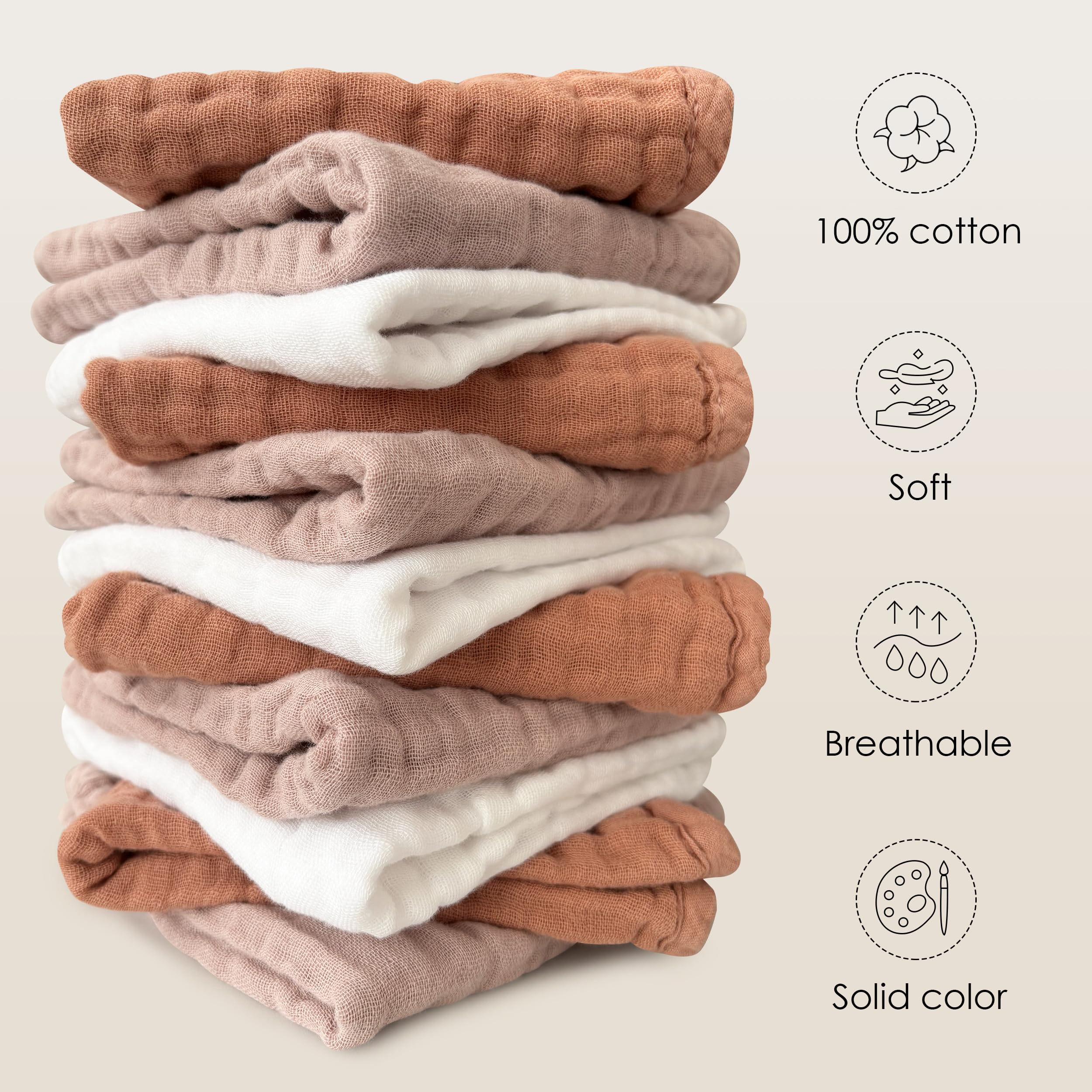 Sunny zzzZZ washcloths offer durability through frequent washing