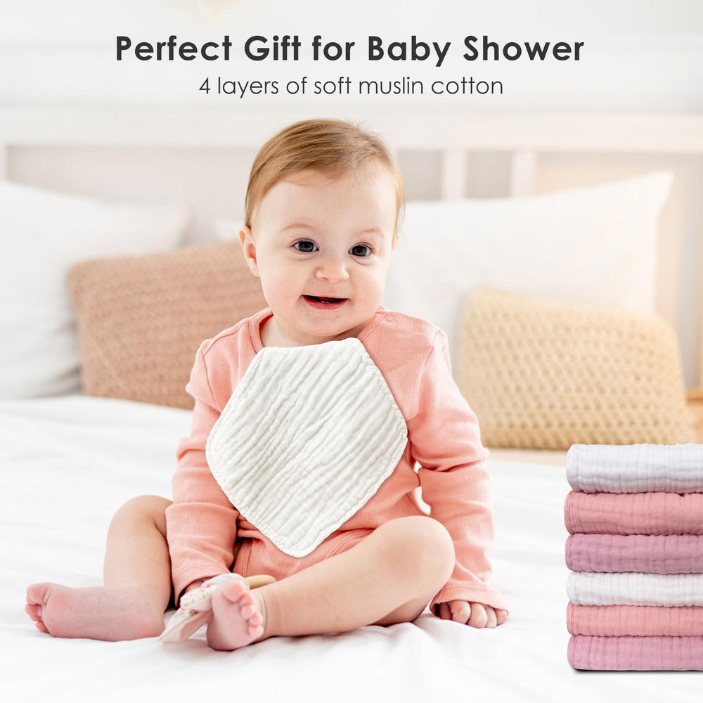 Sunny zzzZZ washcloths double as burp cloths and face towels.