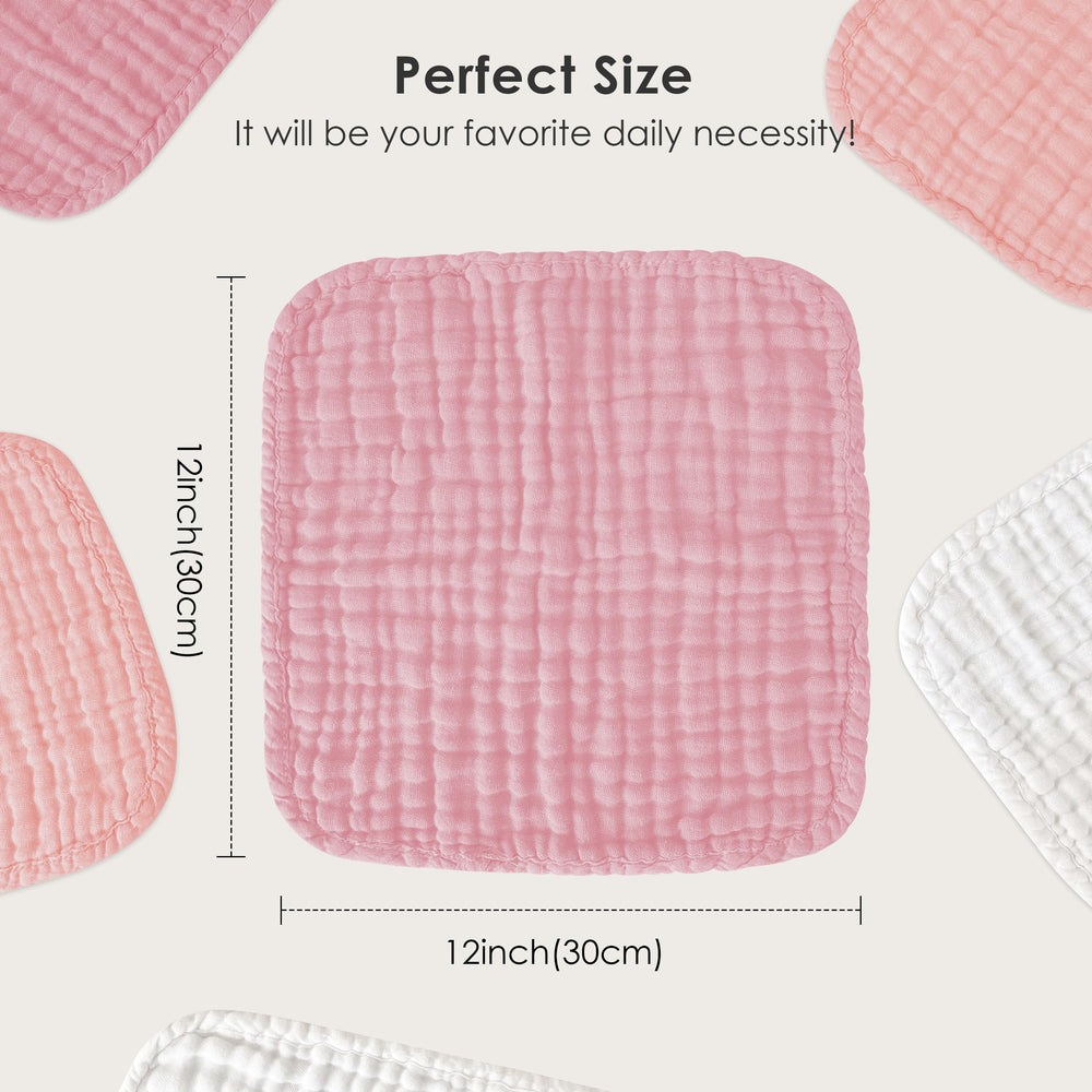 Sunny zzzZZ 12x12 inch washcloths provide ample bath coverage.