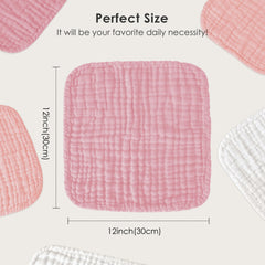 Sunny zzzZZ 12x12 inch washcloths provide ample bath coverage.