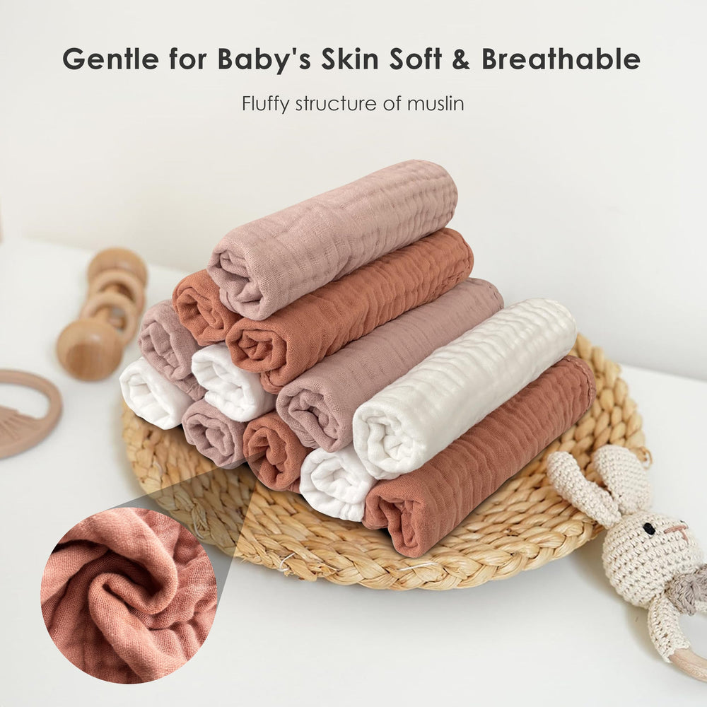 Sunny zzzZZ washcloths feature 12x12 size and color options