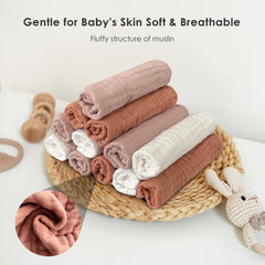 Sunny zzzZZ washcloths feature 12x12 size and color options