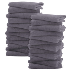 Sunny zzzZZ Ultra-Soft Washcloths close-up with plush coral fleece for gentle cleansing