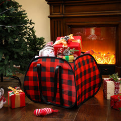 Sunnymove storage basket in playroom ready for blankets and seasonal decor.