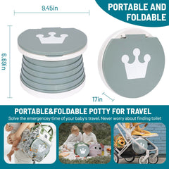 SunnySmile travel potty in car setup for on-the-go emergencies