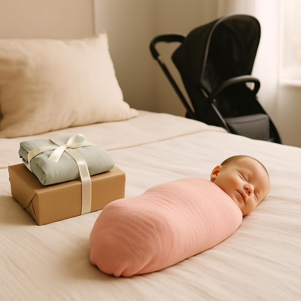 SUNSHINE & SNUGGLES 100% cotton soft-touch close-up highlights breathable comfort.