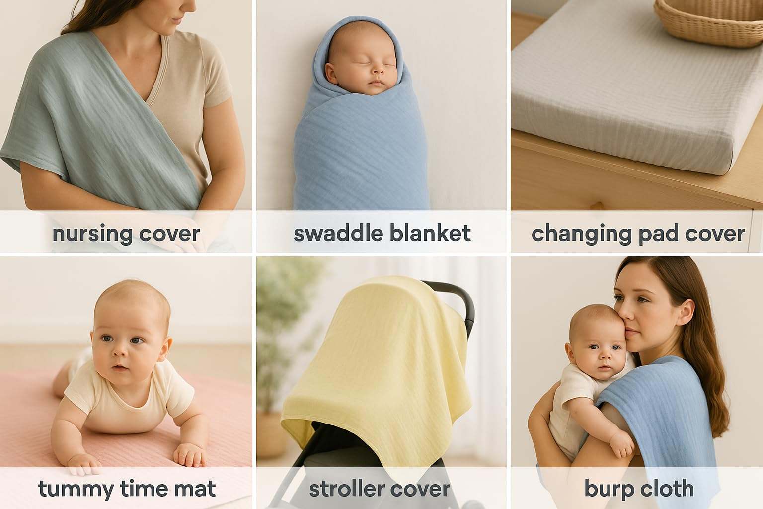SUNSHINE & SNUGGLES stroller-blanket on-the-go for cozy outings.
