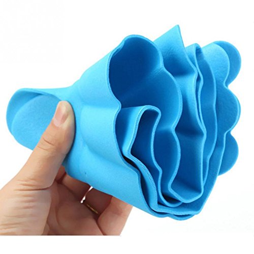SUNTRADE adjustable kids bathing cap closeup: secure fit helps keep water away from the face.