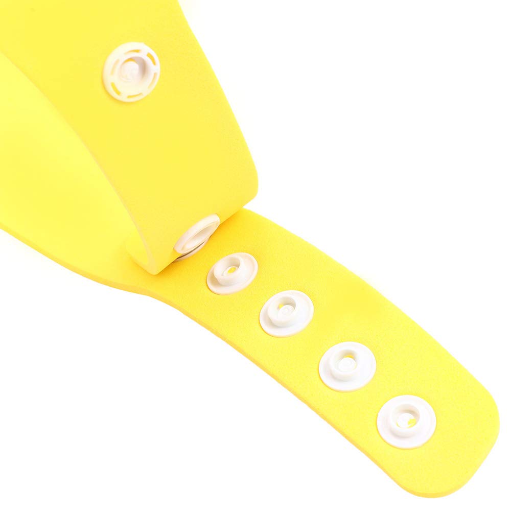 SUNTRADE adjustable visor green cap ideal for toddler bath routines.