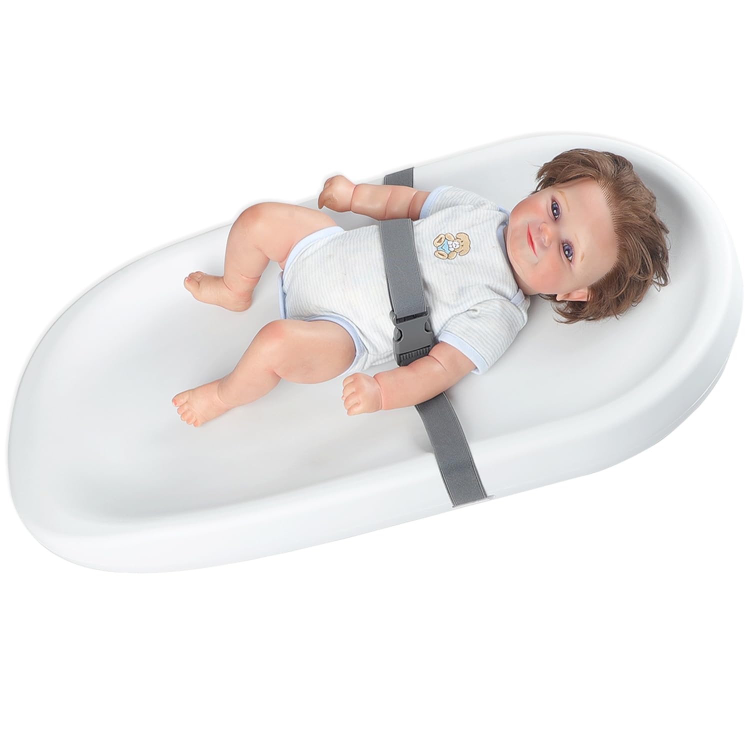SUNTUE baby changing pad waterproof and easy to wipe for quick diaper changes.