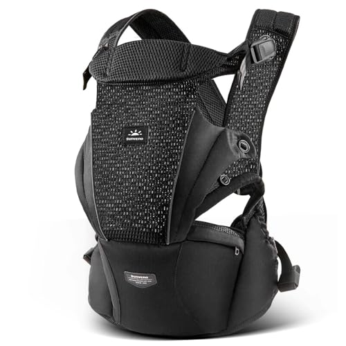 SUNVENO breathable mesh keeps you and baby cool during all-season outings.