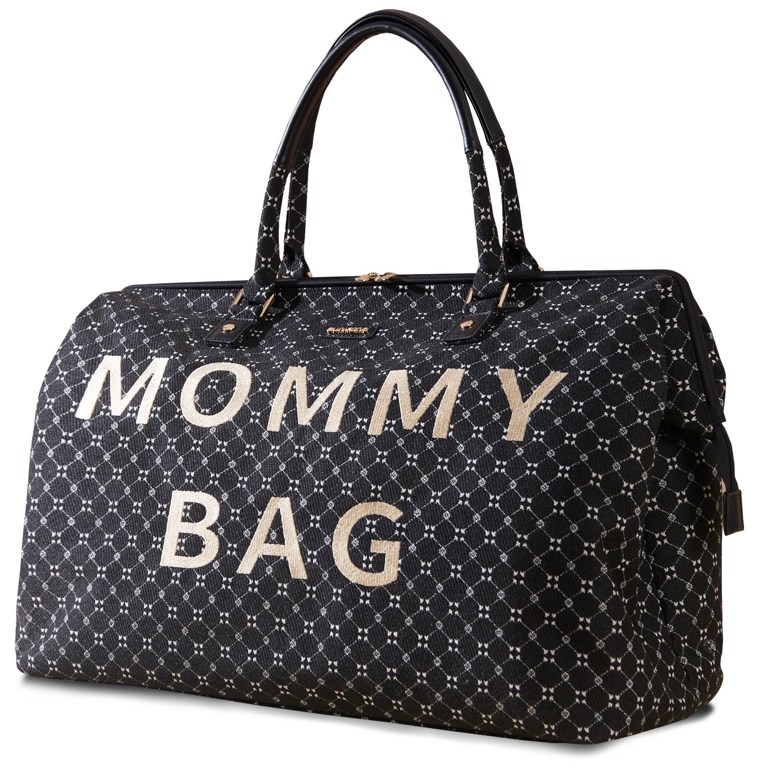 SUNVENO large diaper bag main compartment keeps essentials organized for busy days.