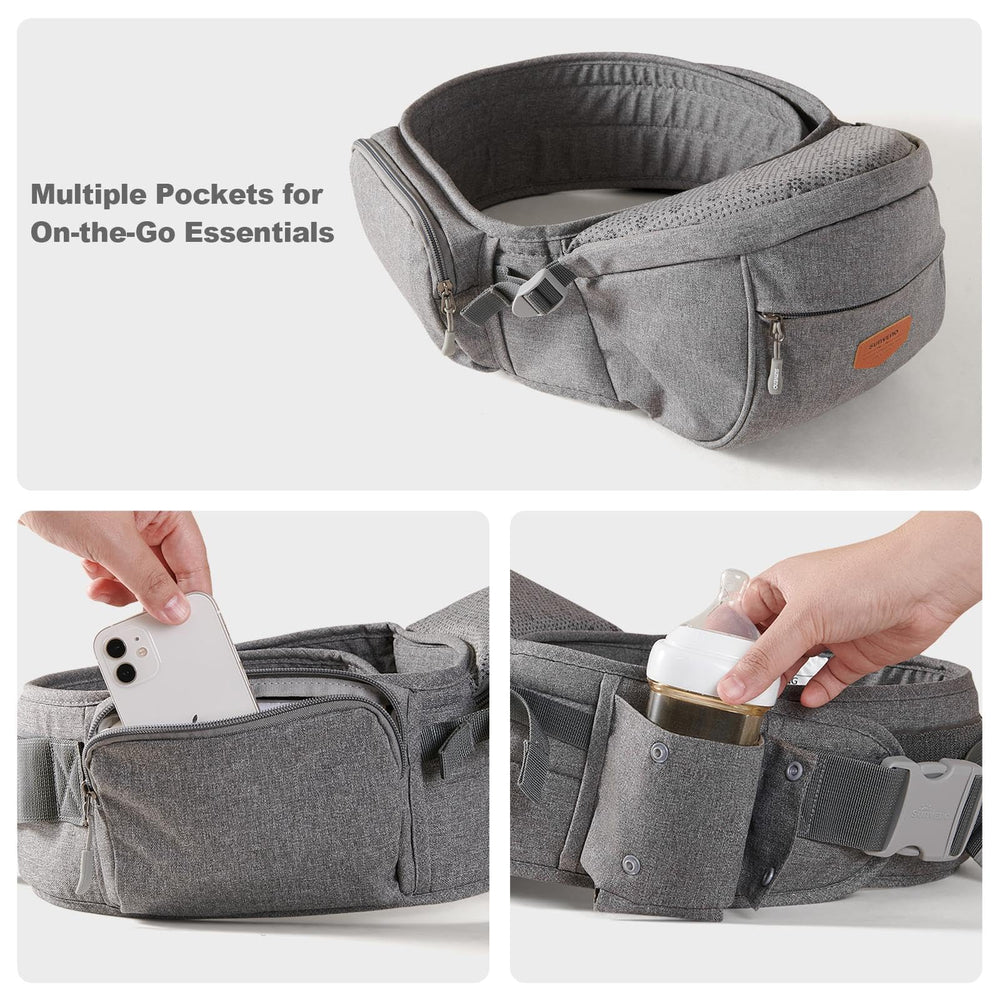 Sunveno newborn to toddler range supports growing child up to 45 lbs.