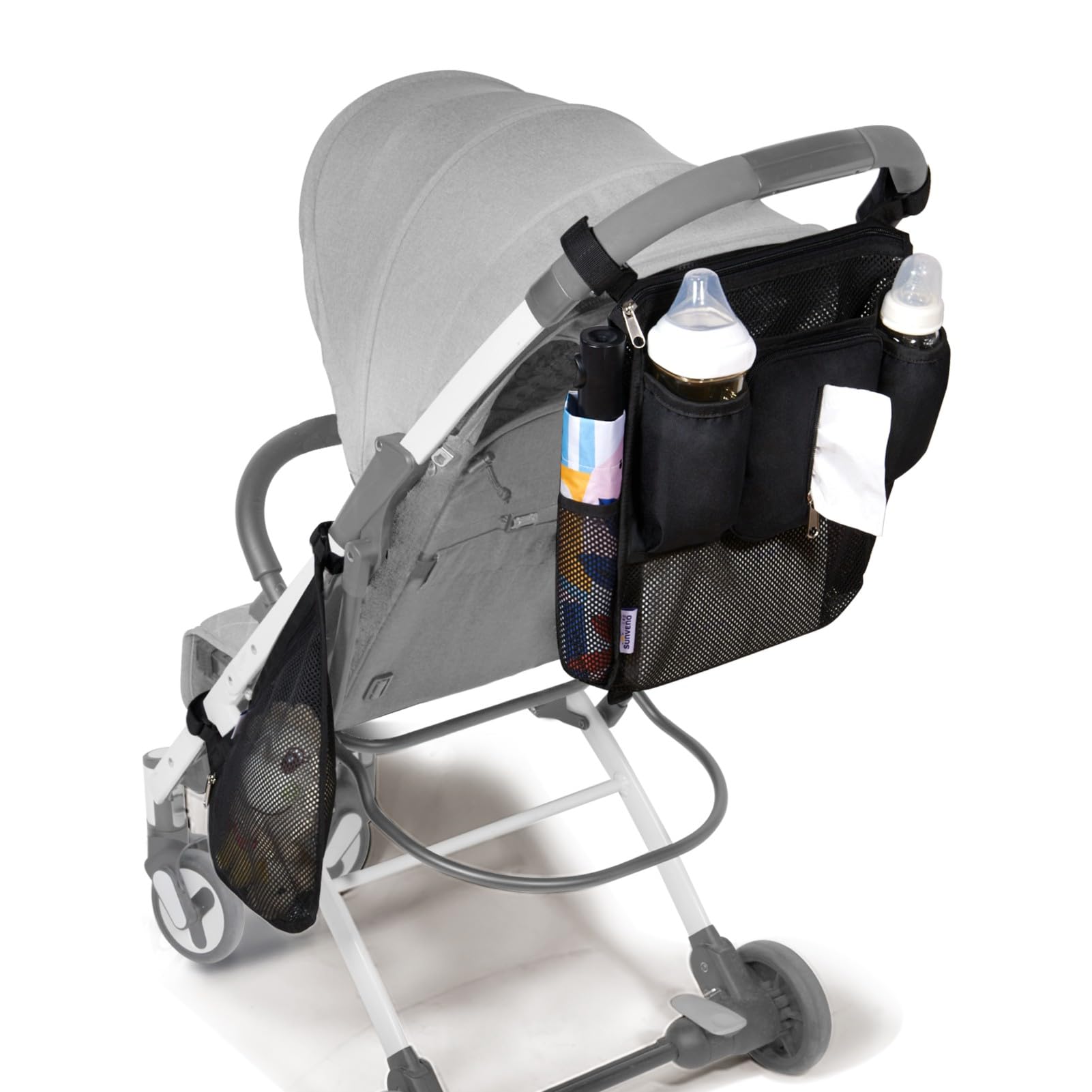 SUNVENO universal fit on both flat and angled stroller handles