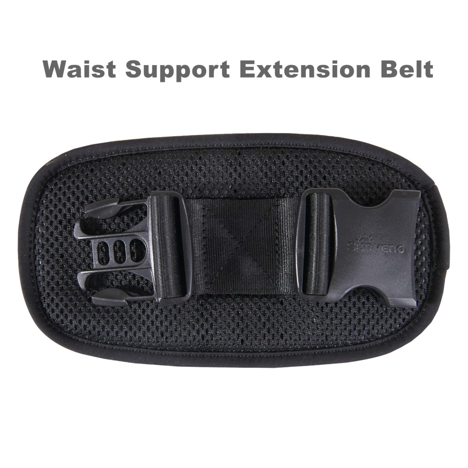 SUNVENO ergonomic hip-seat carrier concentrates weight where it matters.