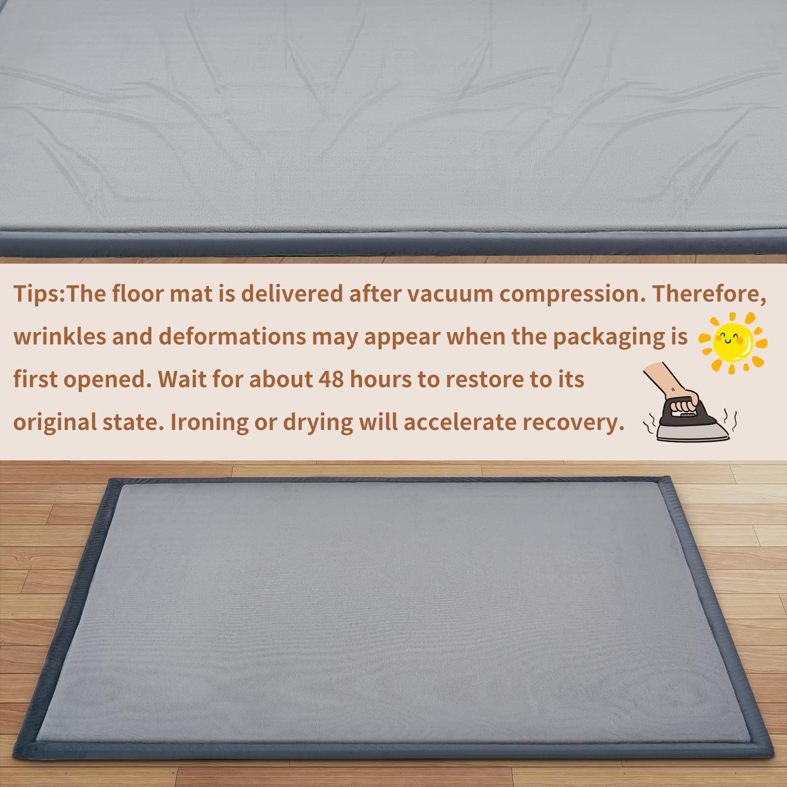 SUNYRISY gift-ready toddler mat makes a thoughtful present for little explorers.