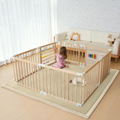 SUNYRISY play mat 60x70 dimension—large, safe crawling space for toddlers.