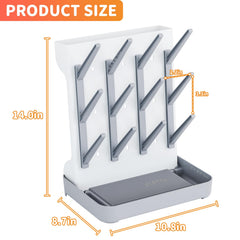 SuoXing rack with detachable drip tray for easy cleaning after drying