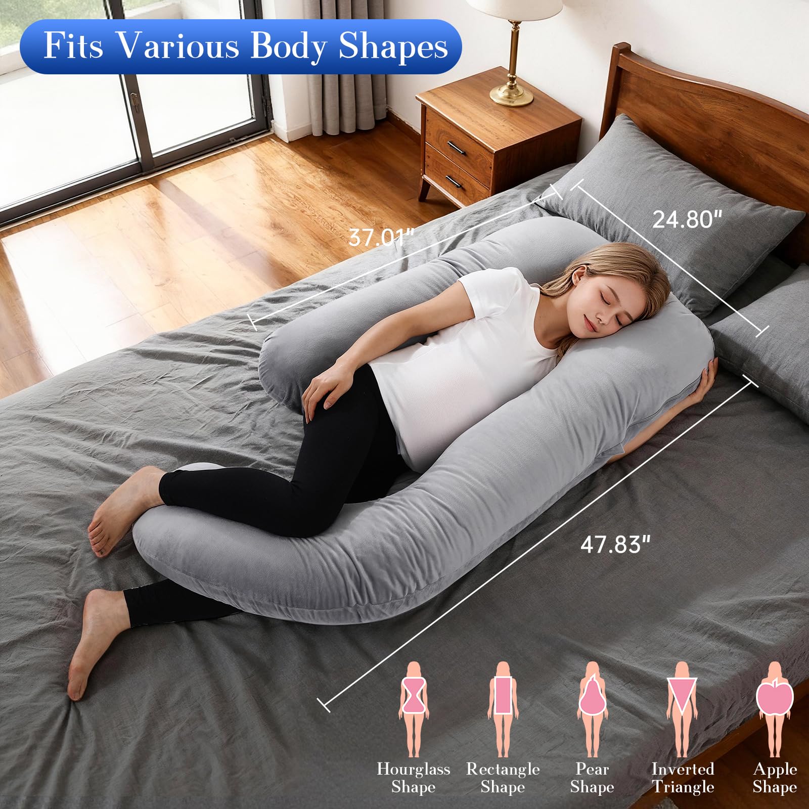 Supa Modern back and hip support view for targeted comfort during pregnancy