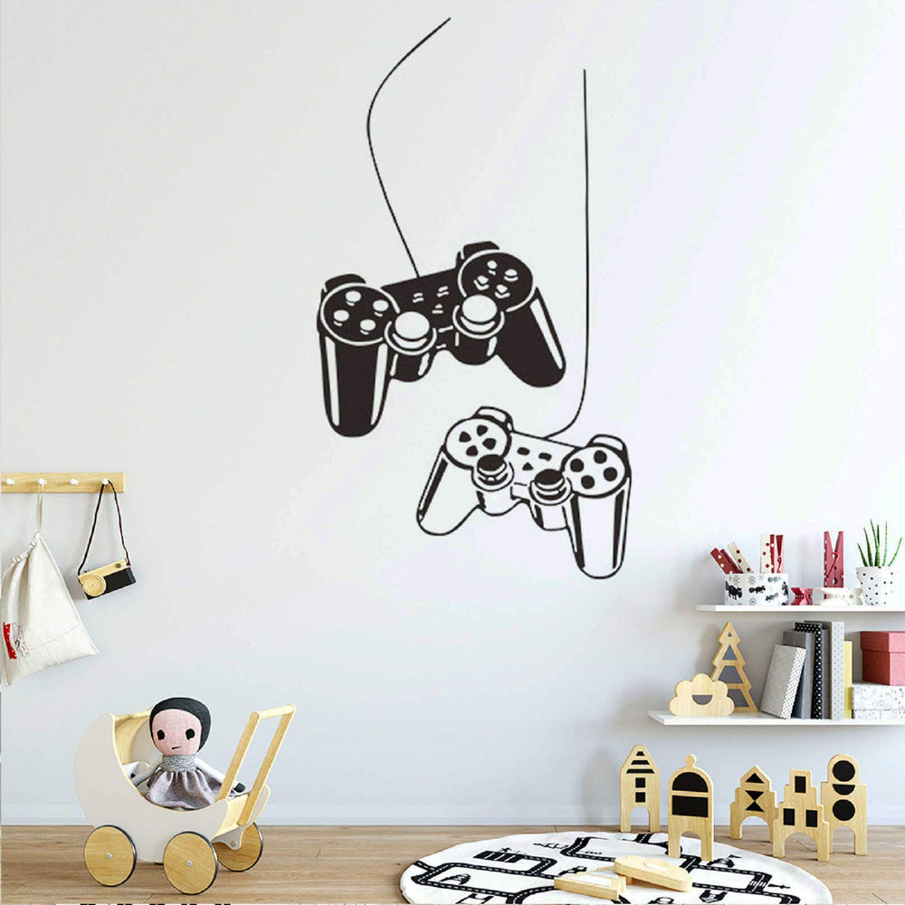 SUPANT game stickers game-pad accents brighten gaming corners with colorful wall art.