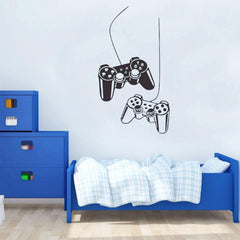 SUPANT game stickers nursery wall art adds playful characters to a cozy space.
