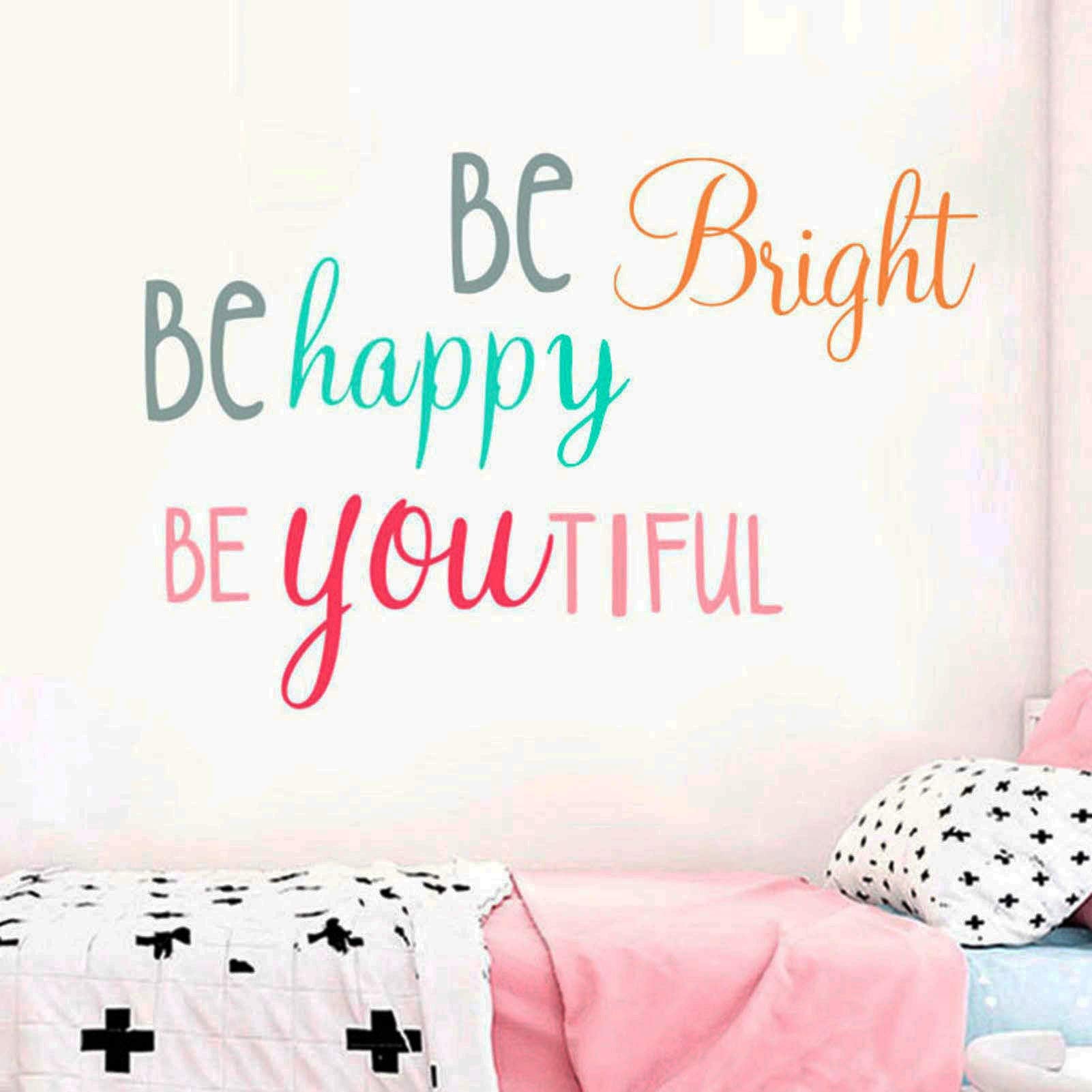 SUPANT inspirational quotes wall decal for kids' rooms, easy to apply and personalize.